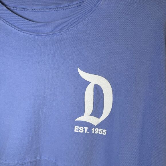 Disneyland Resort Spirit Jersey Womens Small Purple Oversized Long Sleeve Shirt - Picture 3 of 11